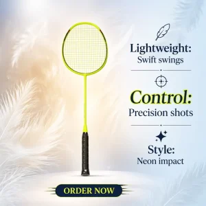 Full Carbon Fiber Badminton Racket Set with High-Elastic Flex Shaft