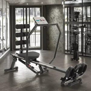 Full-Motion Hydraulic Rower Foldable Adjustable Resistance Home Use