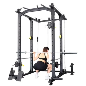 Functional Trainer Squat Power Rack Multifunction Smith Machine Commercial Strength Equipment Small Squat Rack