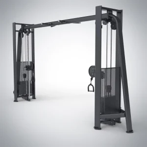 Functional Trainer for Strength Training with Leg Curl and Extension