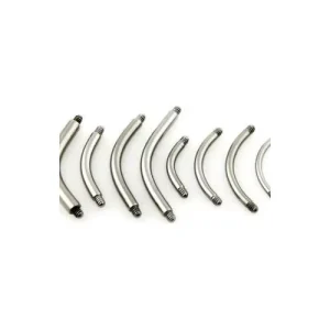 G23 Titanium or ASTM-136 Ti Curved Barbells