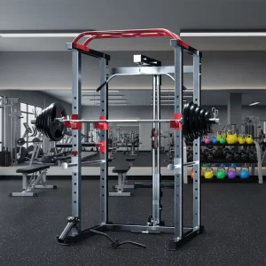 G3 Smith Machine Model 012 Multi-Function Steel Cable Crossover Pulldown Station Indoor Gym Fitness Arms Chest Legs Back