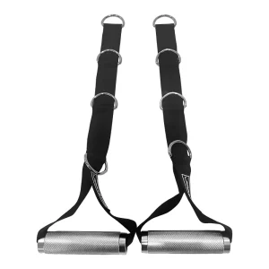 GJZ25043 Pull up Handle Accessory Strength Fitness Training Metal Handle Pull up Bar Cable Machine Grips Bar