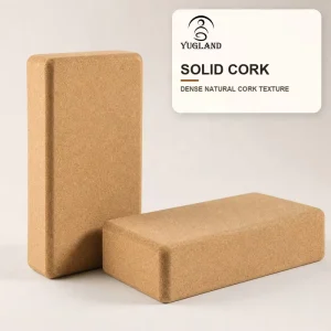 GRS Certified Cork Yoga Block Recycled Foam Brick for ESG Wellness