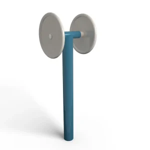 Galvanized Steel Outdoor Arm Strength Trainer, D75*8.5 mm Beam, Smooth Damping, ISO Certified
