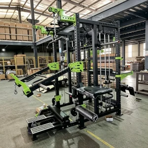 Gantry Rack All-in-One Commercial Fitness Equipment Smith Machine Power Rack Full Body Workout Equipment
