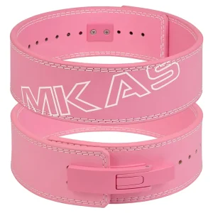 Genuine Leather Weightlifting Belt with Double Stitching for Squat Deadlift Powerlifting Training
