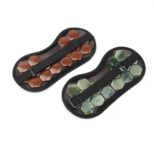 Germanium Jade Eye Mask with Adjustable Elastic Strap for Sleeping and Eye Care