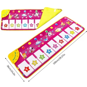 Giant Dancing Piano Mat Electronic Keyboard Music Game Pad for Children