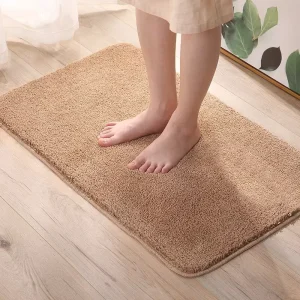 Girl’s Bedside Blanket Kitchen Floor Mat Wipe-Clean Dirt-Proof Doormat for Home