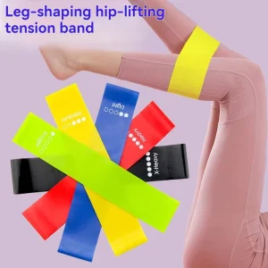 Glute Training Resistance Loop Band, Natural Rubber/TPE, Gradient Color