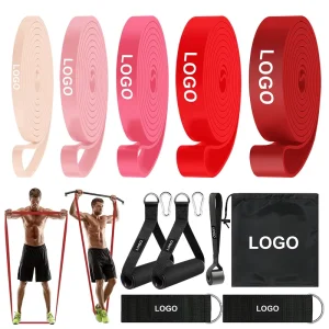 Gradient Red TPE Resistance Band for Pull-Up, Sprinting and Push-Up Assistance