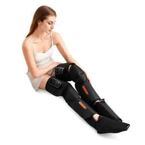 Graphene Heat Leg Massager 360 Full-Wrap Air Compression Recovery Boots with Vibration for Athlete Support