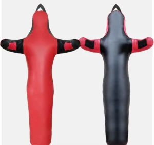 Grappling Dummy Space Leather One-Legged MMA Jiu Jitsu Wrestling Training Dummy Unfilled