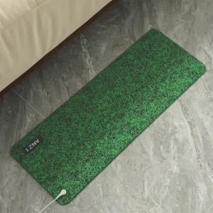 Green Grounding Mat PU Leather Non-Slip Backing for Work & Study