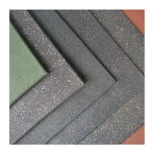 Guangzhou Factory 15mm 20mm 25mm Rubber Commercial Gym Flooring Mats for Dumbbells, Anti-Slip