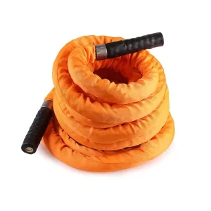 Gym Battle Rope with Nylon Cover for Indoor/Outdoor Strength Training
