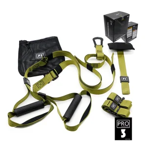 Gym Bodybuilding Nylon Suspension Trainer Straps Set P3 Pro