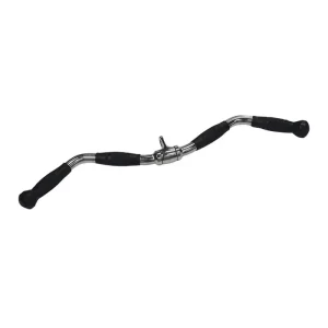 Gym Cable Attachment 24-inch Straight Pro-Style Lat Pulldown Bar Steel