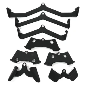 Gym Cable Attachment Pull Back Handle 8-Piece Set