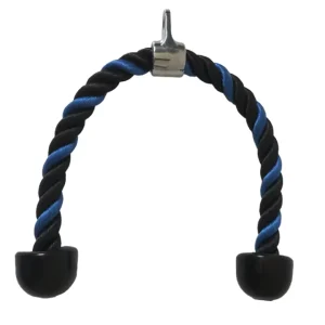 Gym Cable Machine Attachments, Single Rope and Long Triceps Rope, Nylon Pull-Down Exercise Accessories