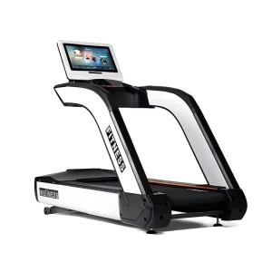 Gym Cardio Exercise Treadmill with LCD Touch Screen for Indoor Workout
