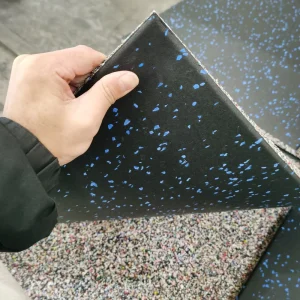 Gym EPDM Rubber Floor Customizable Size Anti-Static Non-Slip Water-Resistant Flooring Mats and Tiles