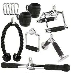 Gym Equipment Accessories Grip Pulley Handle Bar Fitness Equipment Handle Gym Bars