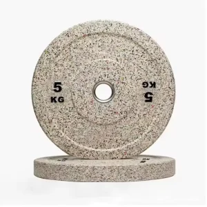 Gym Equipment Bumper Plates High-Temperature Crumb Rubber Weight Plates for Barbells