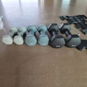 Gym Equipment Colorful Vinyl or Neoprene Dumbbell for Fitness Strength Training