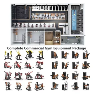 Gym Equipment Full Set Commercial Complete Multi Station Strength Fitness Package for New Gym Club Setup