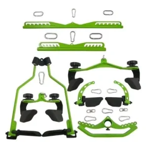 Gym Equipment Handles Accessories Wide Grip Handle Lat Pull Down Rowing Bar Set 8 Packs Hand Grips Set