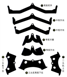Gym Equipment Handles for Pull-Down Machine