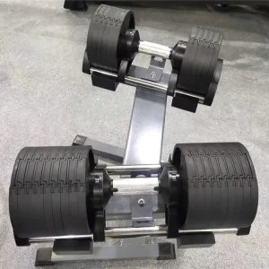 Gym Fitness Accessories Free Weight Lifting Rubber Adjustable Dumbbells