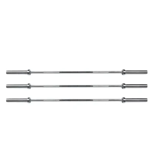 Gym Fitness Barbell 2200mm Chrome Weightlifting Bar with 20kg 700lb Free Weights