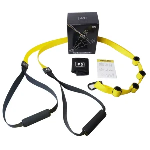 Gym Fitness Body Workout Resistance Exercise Training Straps P3 4 Suspension Trainer Kit