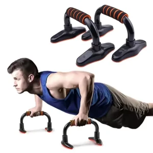 Gym Fitness Chest Exercise Pull-Up Bar with Anti-Slip Handle and Push-Up Bar