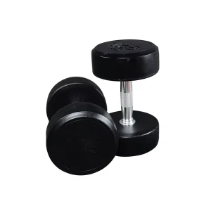Gym Fitness Commercial Dumbbell Weights Set Cast Iron Heavy Rubber Dumbbells