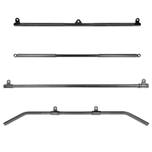 Gym Fitness Equipment Accessories Lat Pull Down Bar Double Lifting Steering Arm Low Straight Pull Rod
