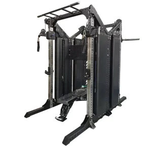 Gym Fitness Equipment All in One Cable Crossover Power Squat Rack Smith Machine Mutli Function Station