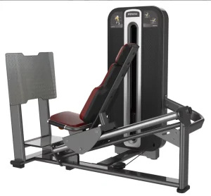 Gym Fitness Equipment Steel Leg Press Machine Strength Training Pin Load Selection Seated Leg Press