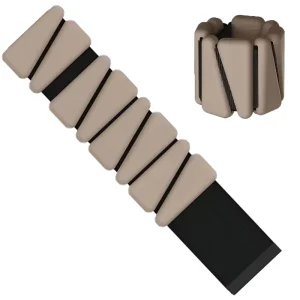 Gym Fitness Free Weights Accessories Pink Ankle Weights Silicone Iron Bar Wrist Weighted Bangle Yoga Pilates Studio