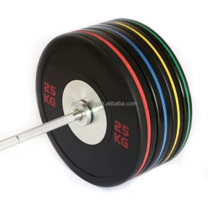 Gym Fitness Rubber Bumper Weight Plates and Barbell Discs for Weight Lifting
