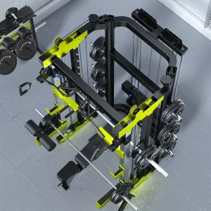 Gym Machine Set Multi-Function Station Commercial Fitness Squat Rack Smith Cable Pulley Machine