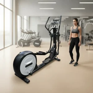 Gym Machine for Cardio 200kg Weight Capacity LED Monitor Cross Trainer Commercial Elliptical Machine