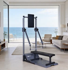 Gym Monster All-in-One Workout Machine Dynamic Resistance Trainer Electronic Variable Weight Training for Home Gym Strength
