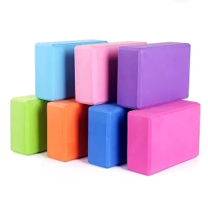 Gym Pilates Yoga Block EVA Foam Yoga Brick for Exercise Workout Training Bodybuilding Equipment