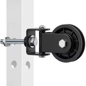 Gym Rack Fixed Pulley Block Supplies Rotation Smooth Glide Pulley Strength Training Swivel DIY