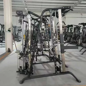 Gym Strength Training Smith Cable Crossover Multi Functional Trainer Smith Squat Rack Smith Machine Power Squat Rack