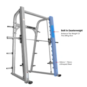 Gym Strength Training Weight Lifting Machine Plate Loaded High Strength Smith Rack Multifunctional Equipment